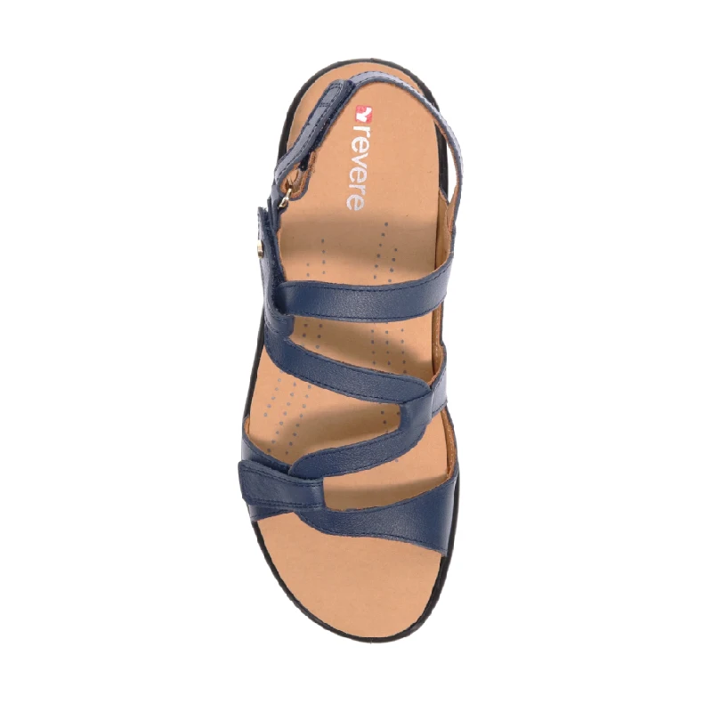 Revere miami navy adjustable womens sandal