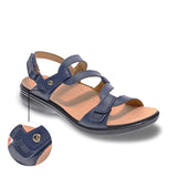 Revere miami navy adjustable womens sandal