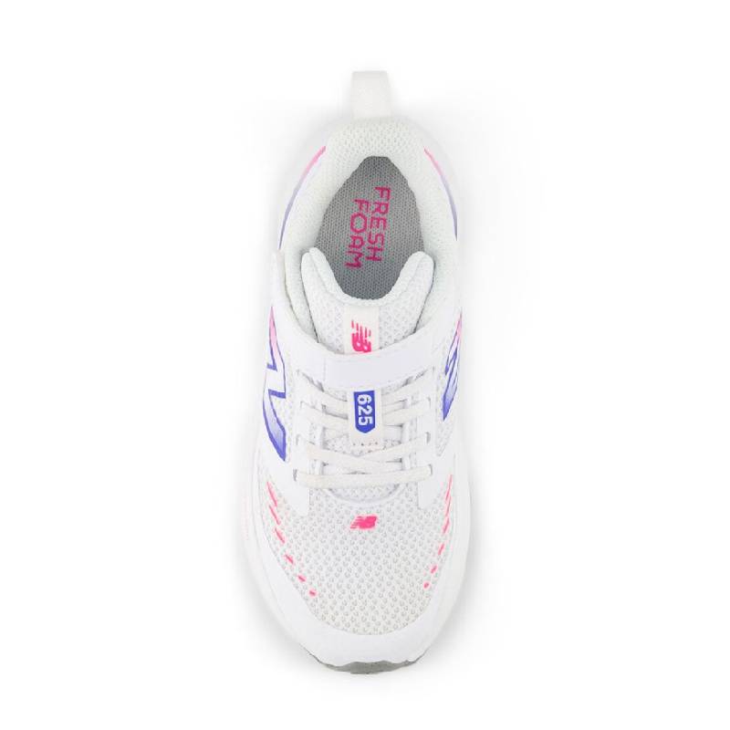 New Balance 625 white velcro kids jogger