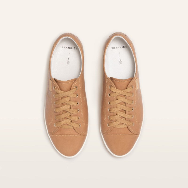 Frankie 4 nat 3 camel punched womens shoe