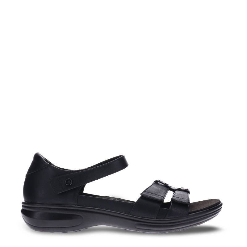 Revere black womens adjustable sandal