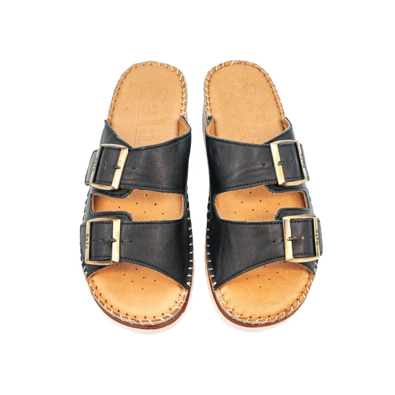 sala oasis black womens slide