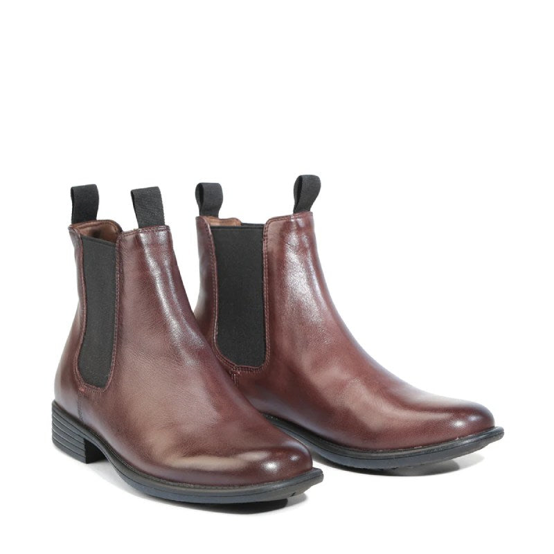 Eos Olin chestnut womens elastic sided boot