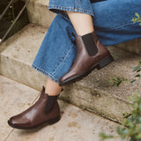 Eos Olin chestnut womens elastic sided boot