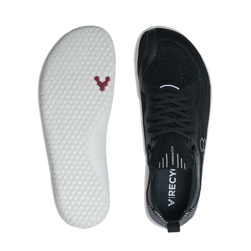 Vivobarefoot primus lite knit black