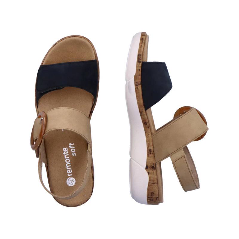 Rieker R6853 Biege sandal