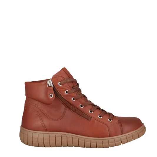Cabello reagan tan womens lace up boot