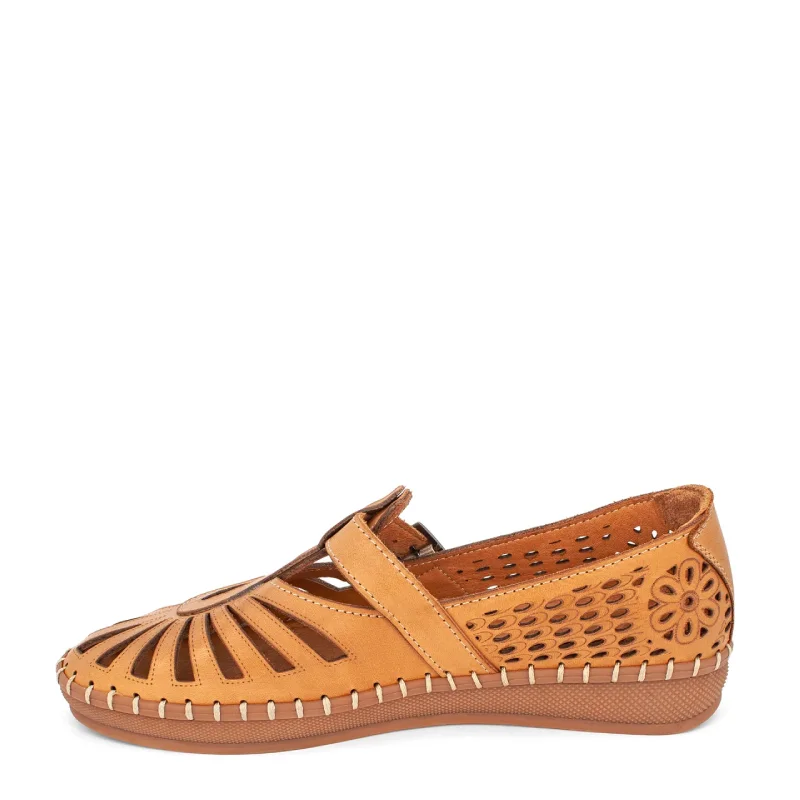 Sala remy tan womens leather sandal