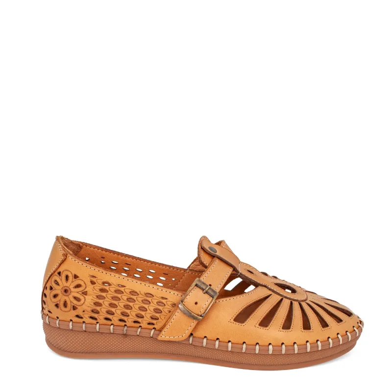 Sala remy tan womens leather sandal