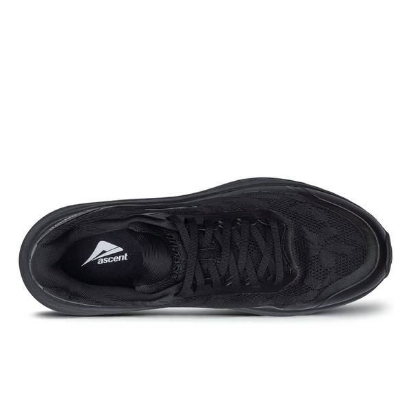 Ascent rhythm black womens slip resistant sneaker