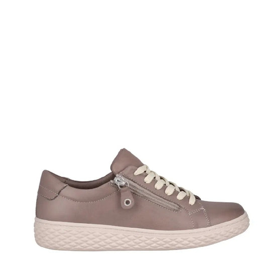 Cabello Rose taupe womens lace up