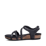 Aetrex lillian black sandal