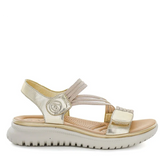 wilde shoe sannah gold womens sandal