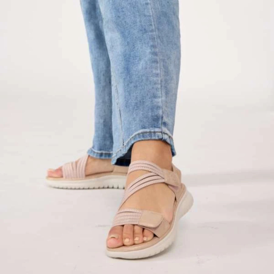 wilde sannah rose gold womens sandal