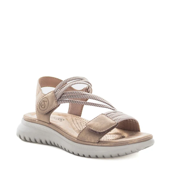 wilde sannah rose gold womens sandal