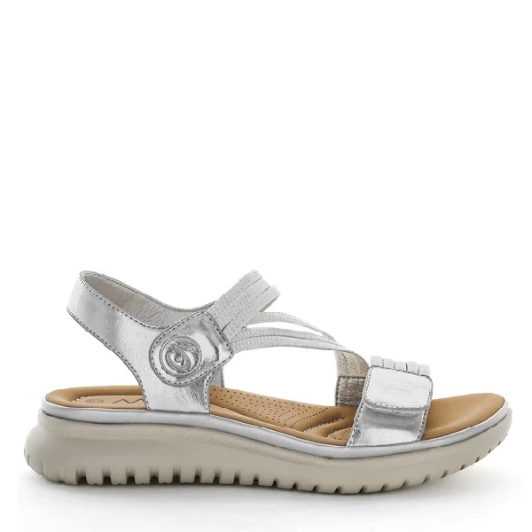 wilde shoes sannah silver womens sandal