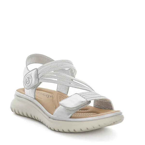 wilde shoes sannah silver womens sandal