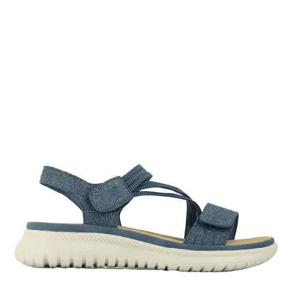 wilde sasha denim womens comfort sandal