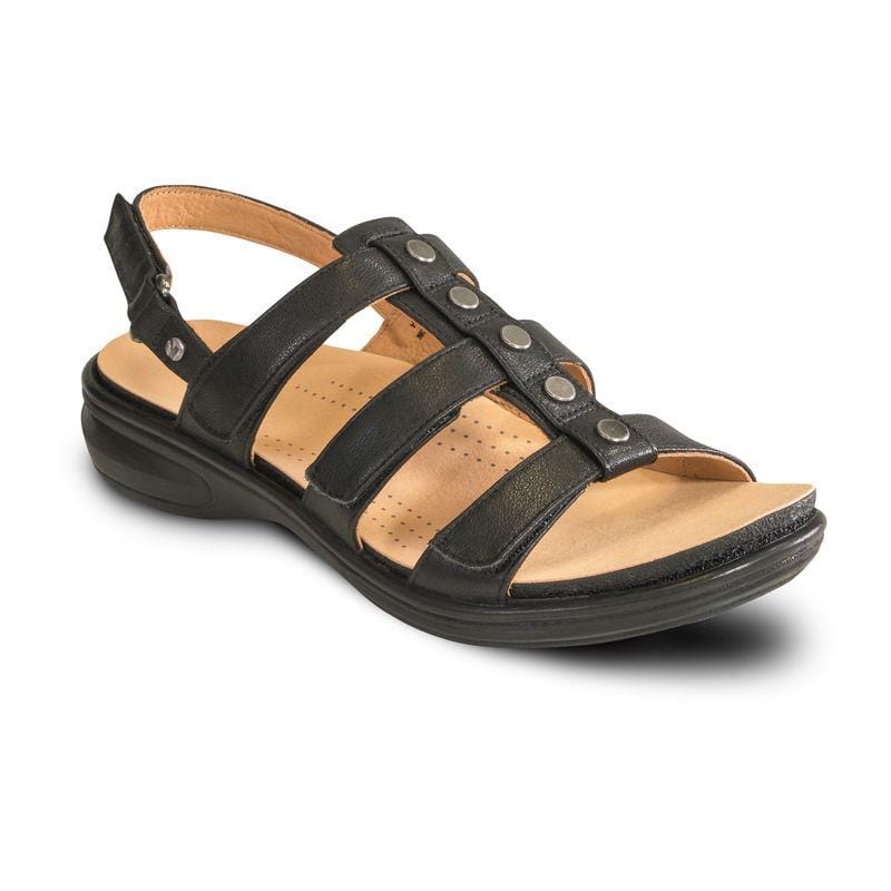 Revere Toledo black sandal