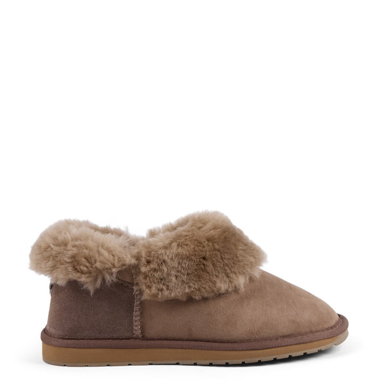 Emu mintaro mushroom sheepskin slipper