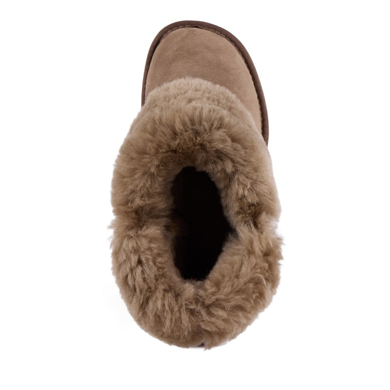 Emu mintaro mushroom sheepskin slipper