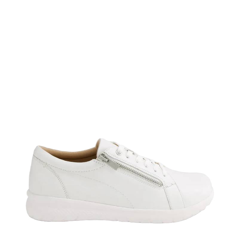 ziera solar white womens lace up