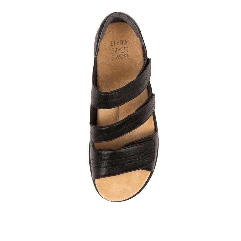 Ziera bardot black sandal