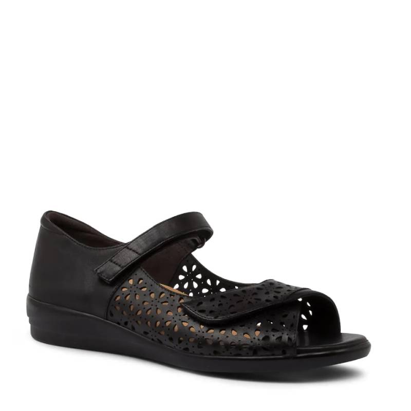Ziera daffodil black womens sandal
