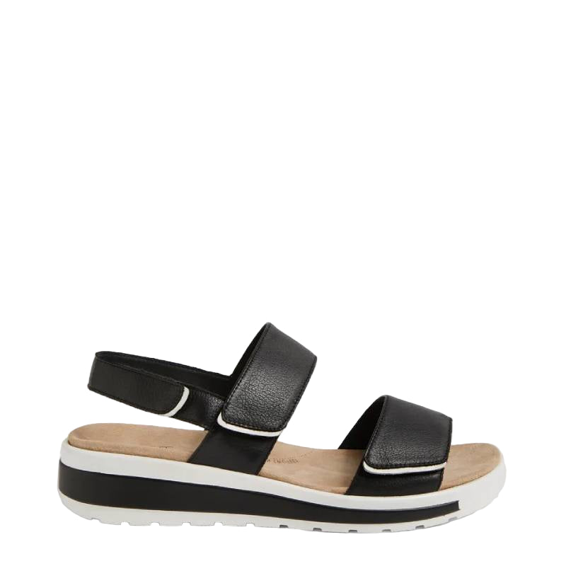 Ziera Garlin black womens sandal