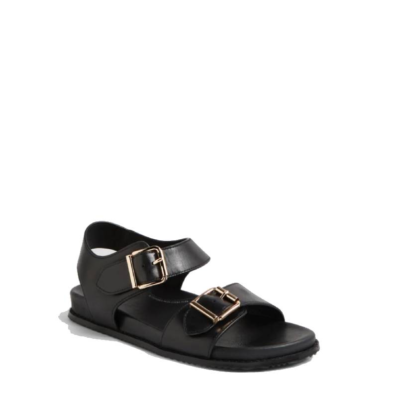 Ziera hastice black womens sandal