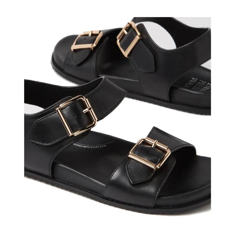 Ziera hastice black womens sandal