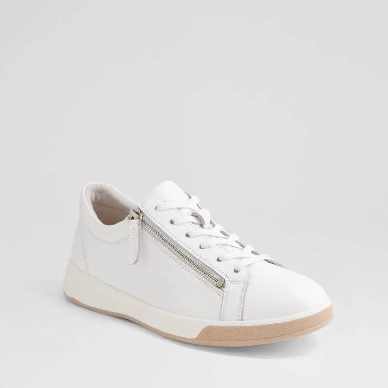 Ziera Aito white womens orthotic lace up