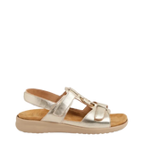 ziera brisa pale gold womens sandal