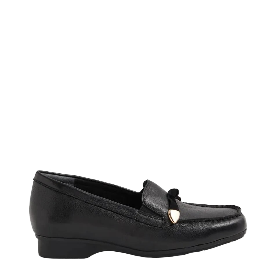 Ziera fremch black womens slip on