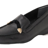 Ziera fremch black womens slip on