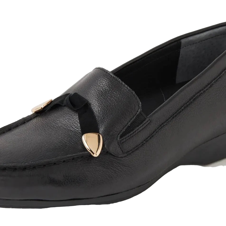 Ziera fremch black womens slip on