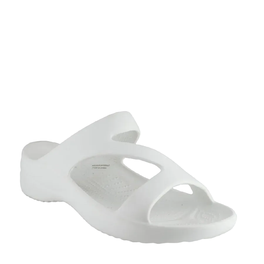 dawgs z sandal white womens slide