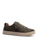 Klouds cara plain, womens lace up with zip