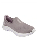 skechers go walk 8 womens taupe slip on sneaker