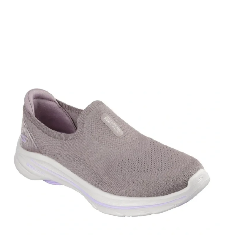 skechers go walk 8 womens taupe slip on sneaker