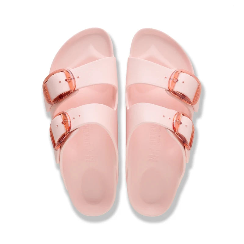 birkenstock arizona eva big buckle pink womens slide