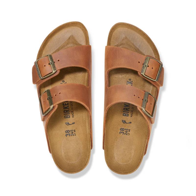 Birkenstock arizona congac leather