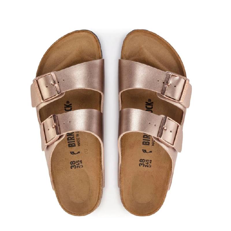 Birkenstock Arizona copper slide