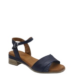 cabello aven navy womens leather sandal