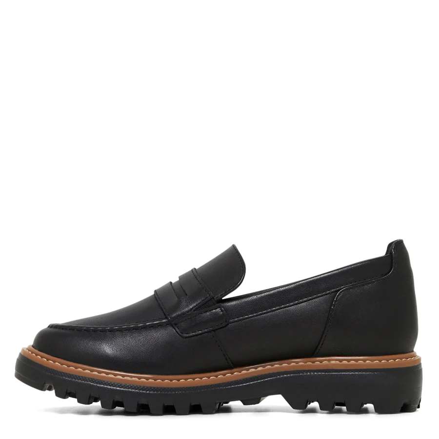 Hush puppies beau black womens slip  on