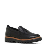 Hush puppies beau black womens slip  on
