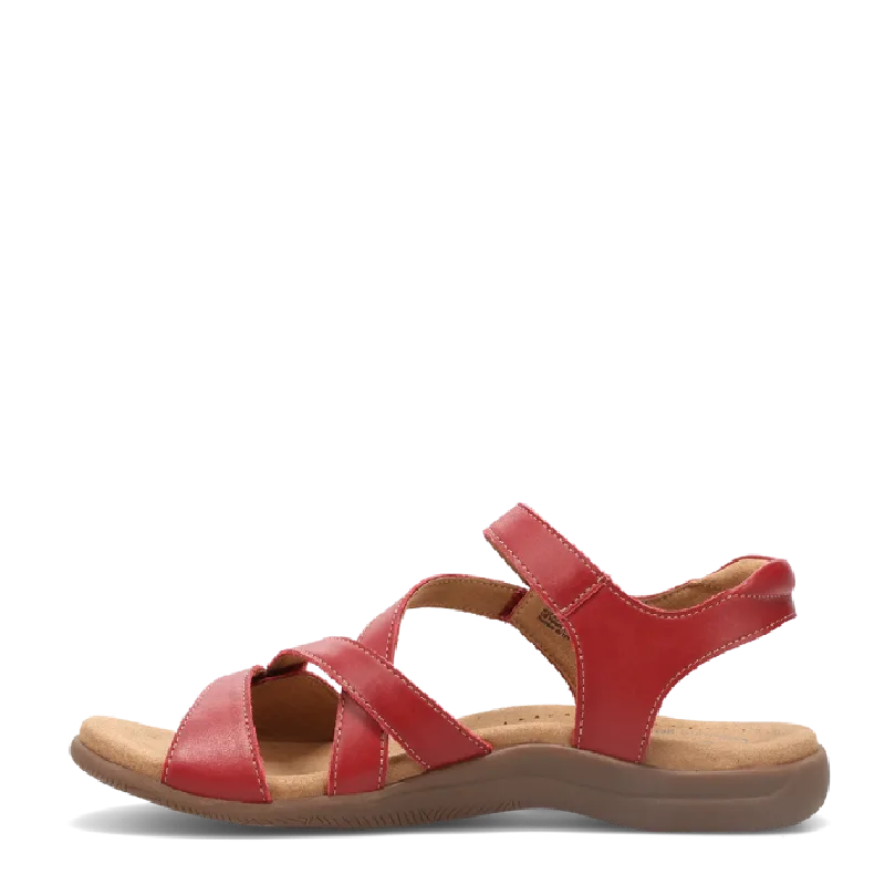 taos bigtime red womens adjustable sandal