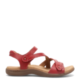 taos bigtime red womens adjustable sandal