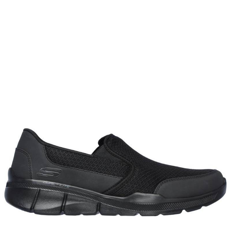 Skechers blue gate mens black slip on