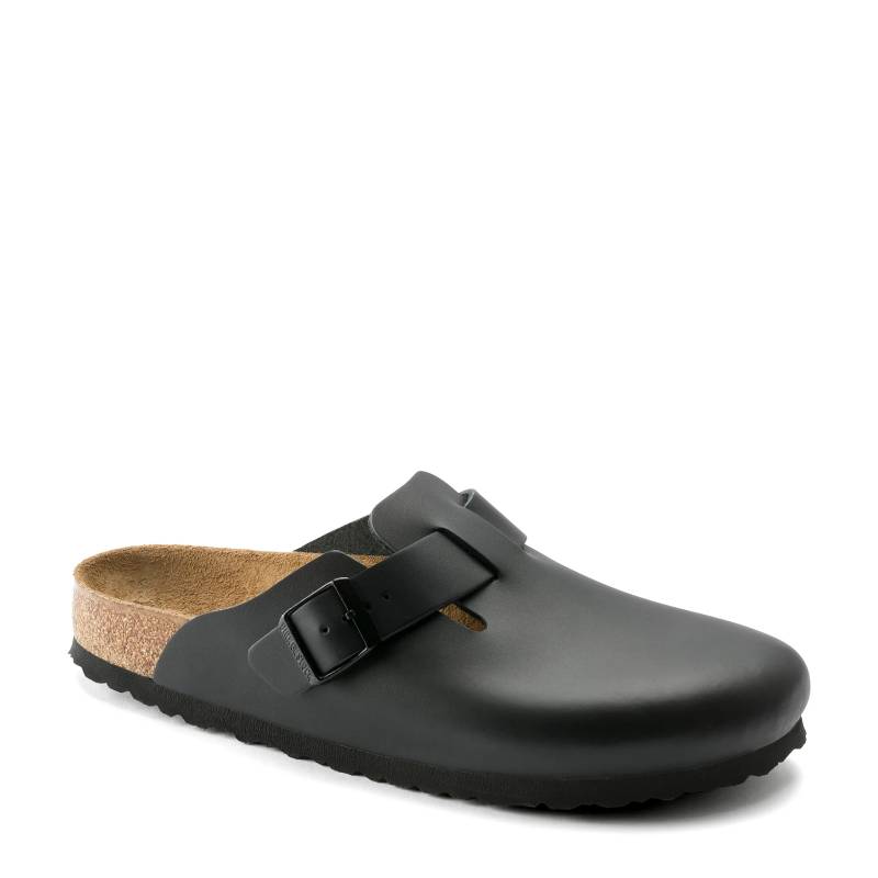 Birkenstock boston black smooth leather